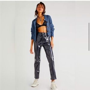 Agolde recycled leather 90’s pinch waist pants